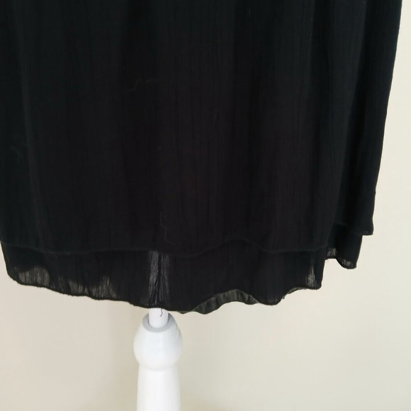 Free People Cowl Neck Sleeveless Two Timer Dress Open Back Black Size Medium - Picture 4 of 11